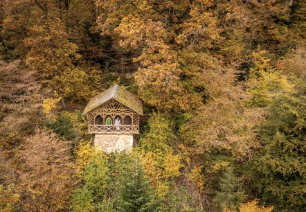 Uitzicht vanaf de Balduinsh&uuml;tte in het Liesertal, Eifelsteig etappe 12, &copy; Eifel Tourismus GmbH, Dominik Ketz