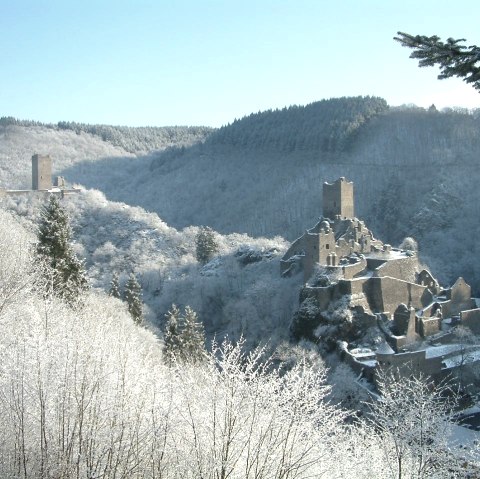Burgen im Winter