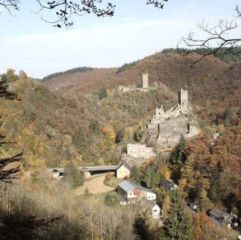 Wandertour mit Aussicht auf die Manderscheider Burgen, &copy; Eifel Tourismus GmbH