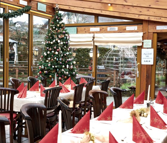 Weihnachten in dem Café Restaurant Mausefalle