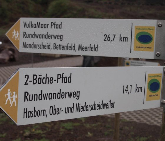 Vulkanerlebnis Wanderwegbeschilderung, &copy; GesundLand Vulkaneifel