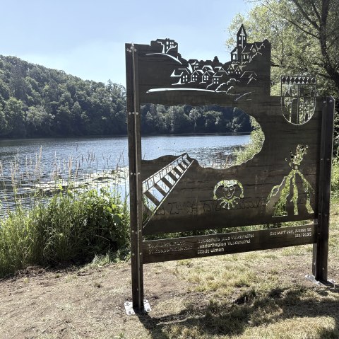 Fotopunkt am Ulmener Maar, &copy; GesundLand Vulkaneifel