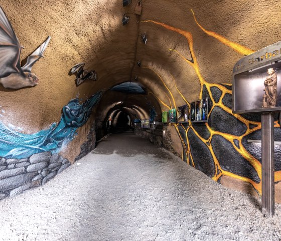 Graffiti im Eingangsbereich, &copy; Eifel Tourismus GmbH, AR-shapefruit AG