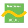 Padmarkeringen voor de Narcissusroute wandelroute