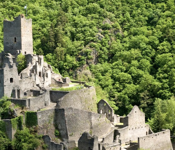 Wandeltocht VulkaMaar: De Niederburg Manderscheid, © Rheinland-Pfalz Tourismus GmbH - D. Ketz